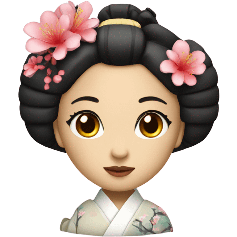 beautiful geisha girl emoji