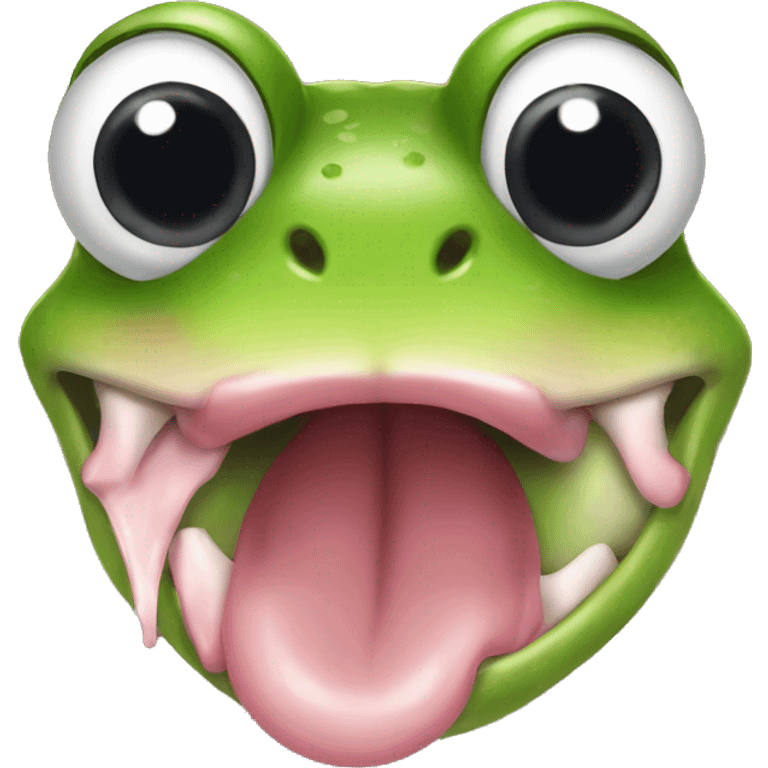 frog tongue emoji