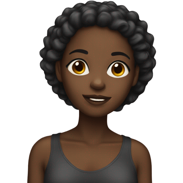 Black girl emoji