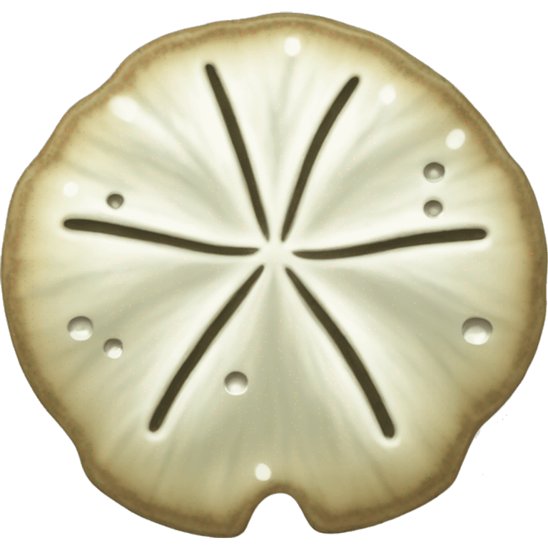 Sand dollar emoji