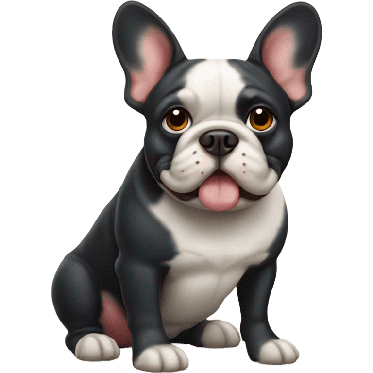 french bull dog  emoji