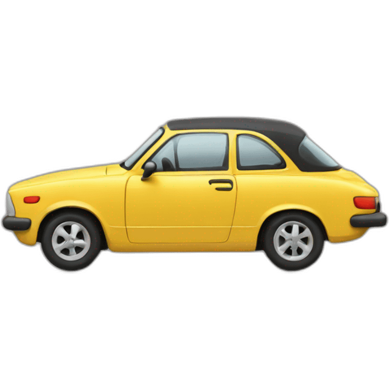 Une voiture emoji