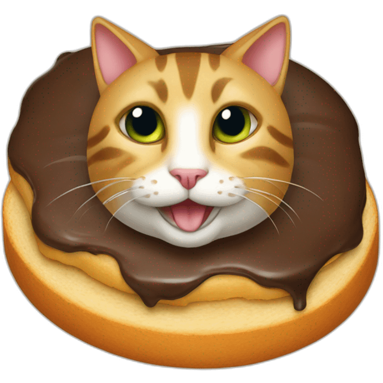 Cat on a tortel emoji