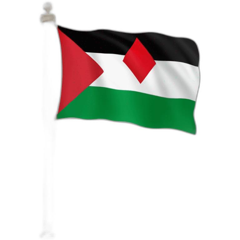 flag of palestine x maroccan flag emoji