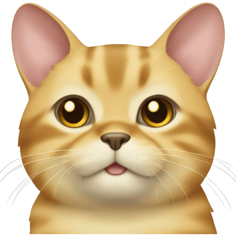 golden chinchilla cat emoji