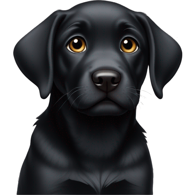 black labrador puppy emoji