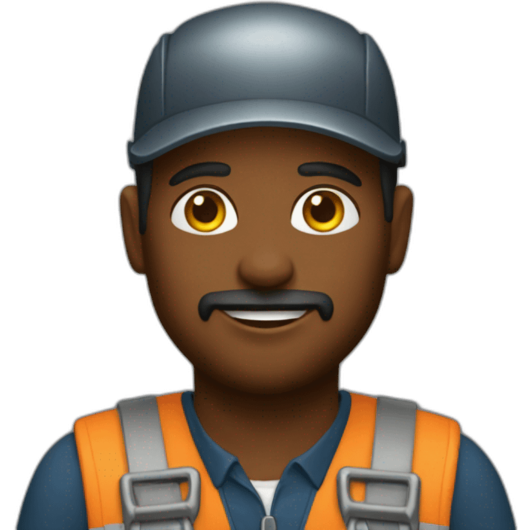 agricultural harvester driver emoji