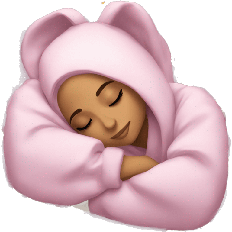 Ariana Grande sleeping emoji