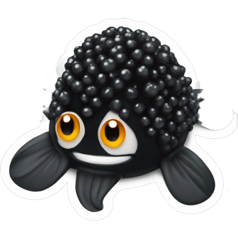 Black caviar emoji