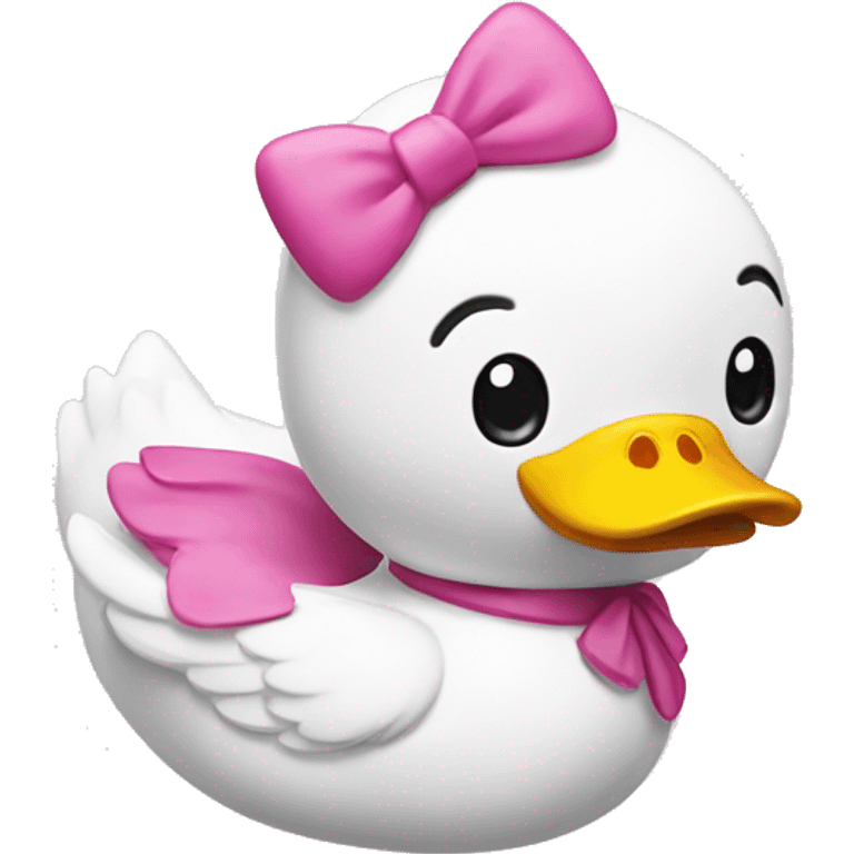 Hello kitty duck emoji