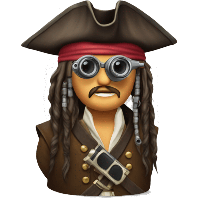 jack sparrow binoculars emoji