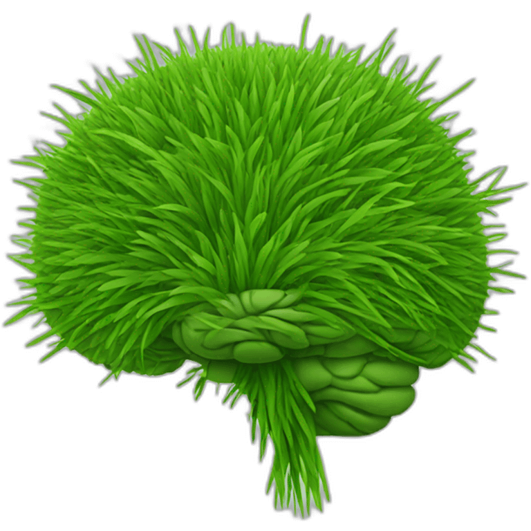 BRAIN made by grass emoji