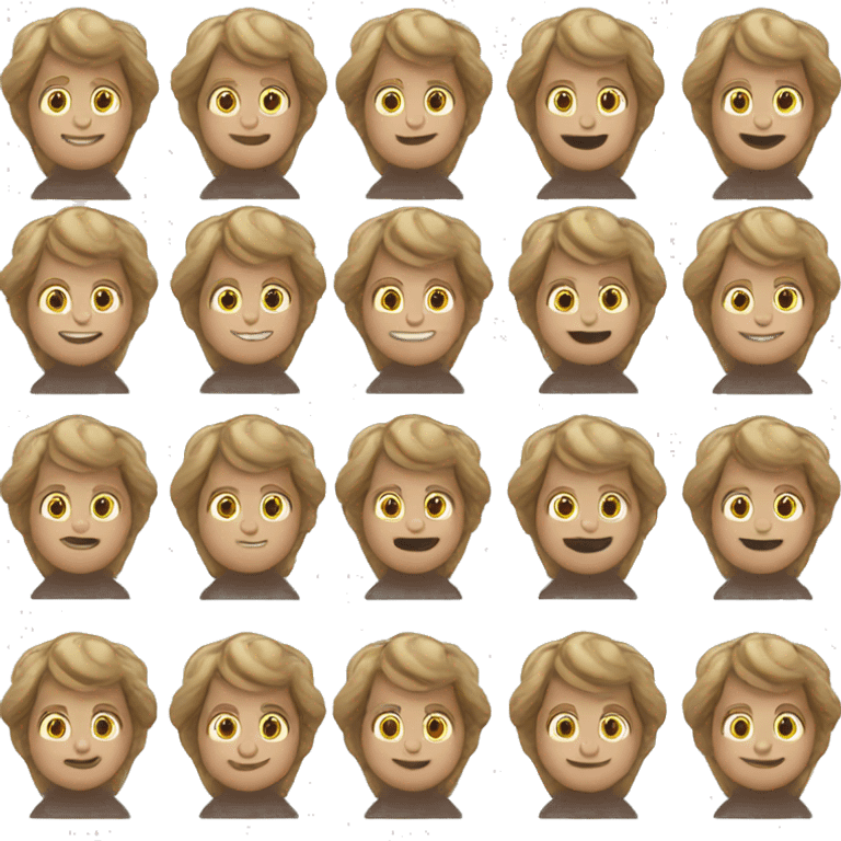 Fair hair boy emoji