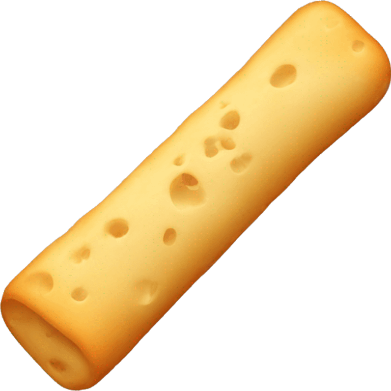 Cheese stick wrapped in Doug emoji