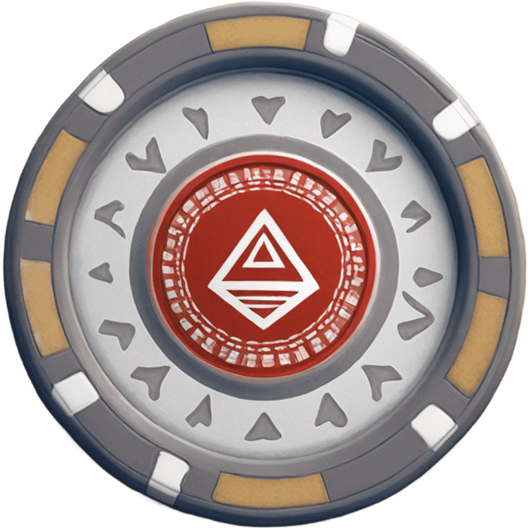 Poker chip emoji