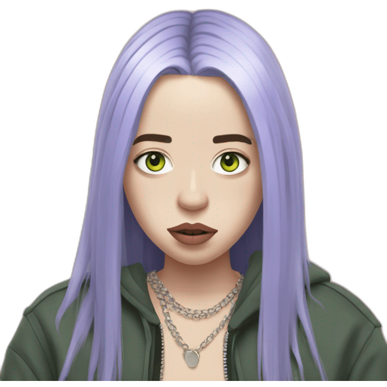 Billie eilish chanteuse emoji