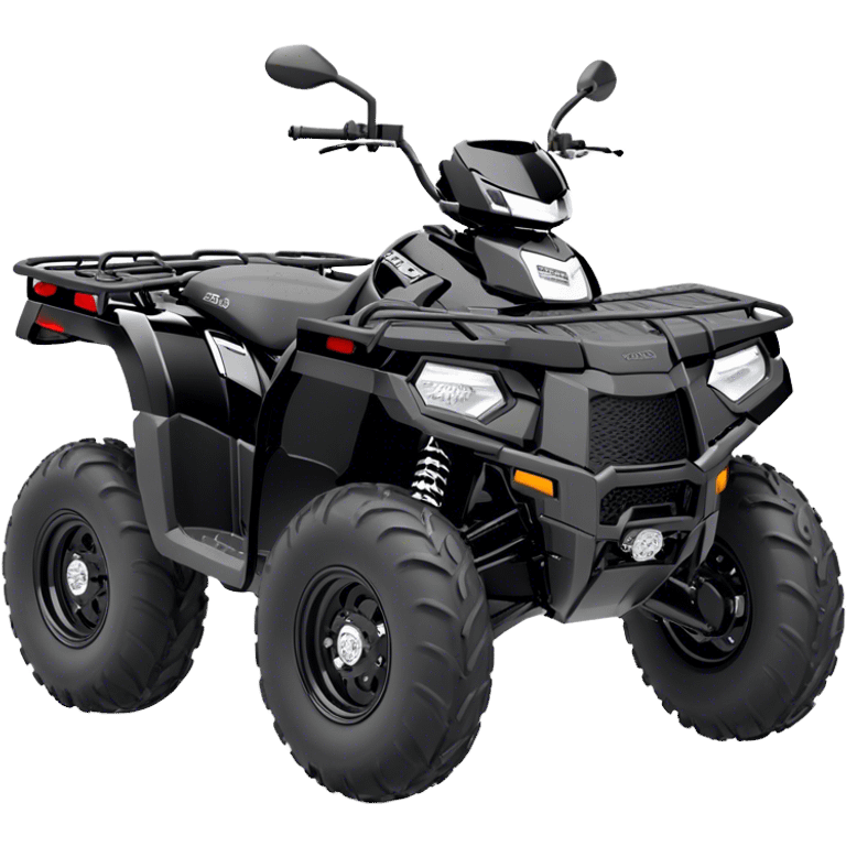 ATV - Polaris Sportsman 570 (Model Year: 2022) (Iconic colour: Black) emoji