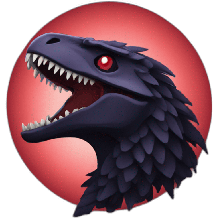 dark raptors logo emoji