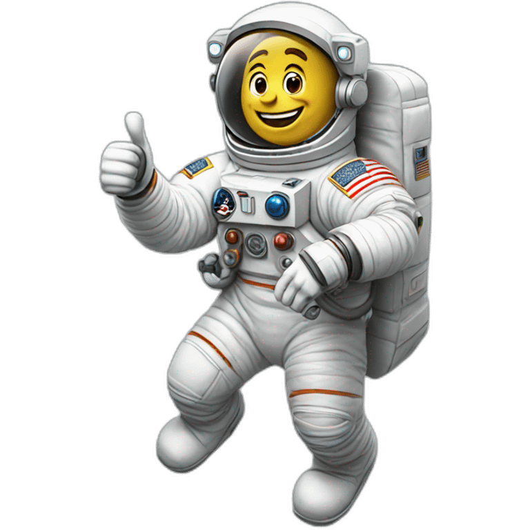 astronaut thumbs up emoji