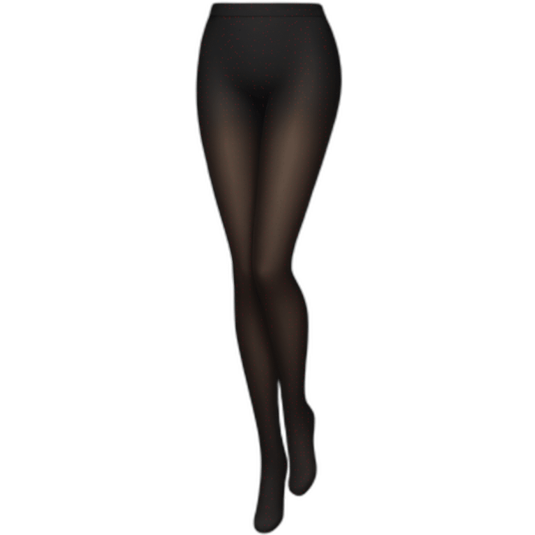 collants noir emoji