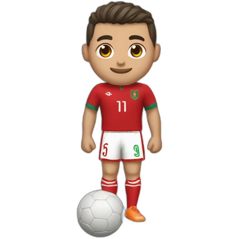 ronaldo maillot maroc emoji