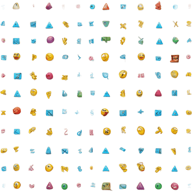 A bunch of math symbols floating around  emoji