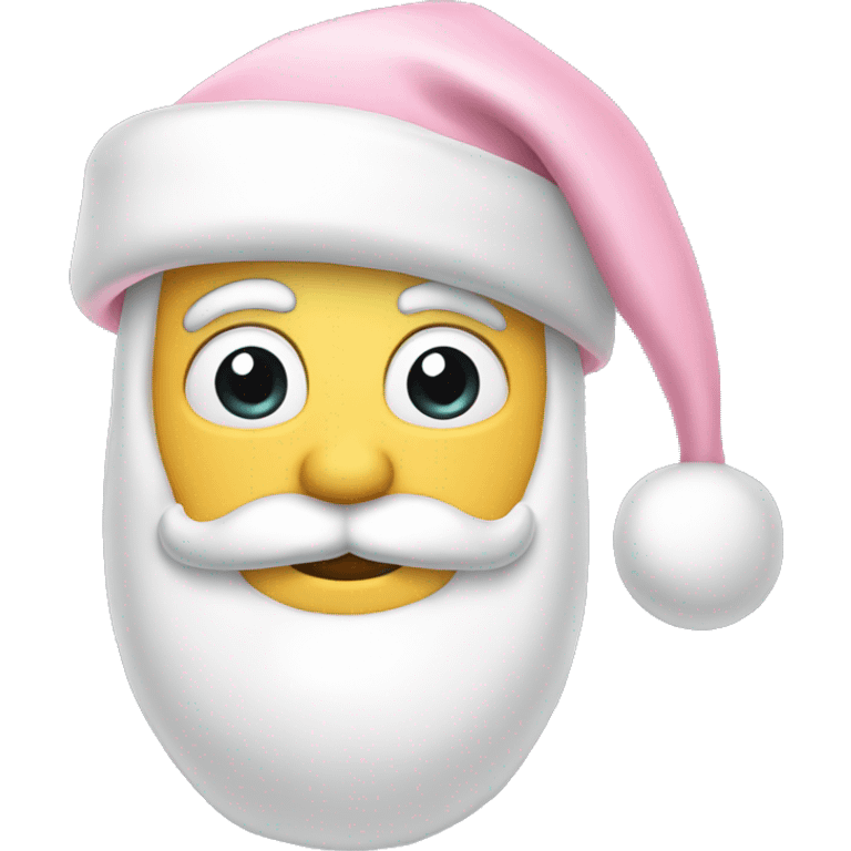 light pink santa hat emoji