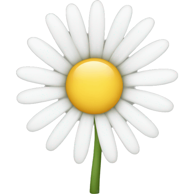 White daisy  emoji