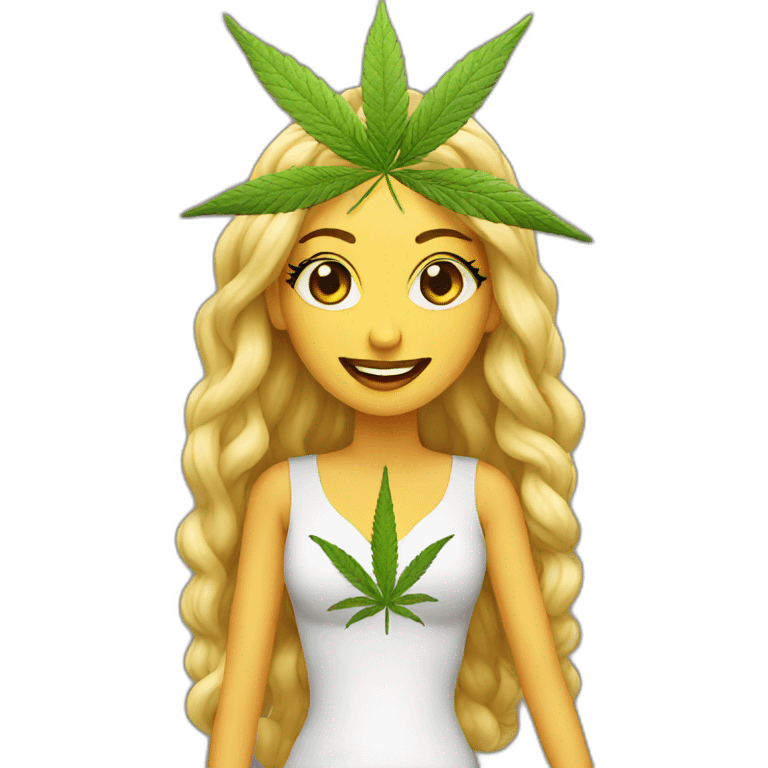 Cannabis Queen emoji