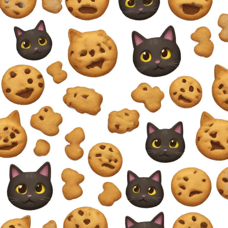 cats and cookies  emoji