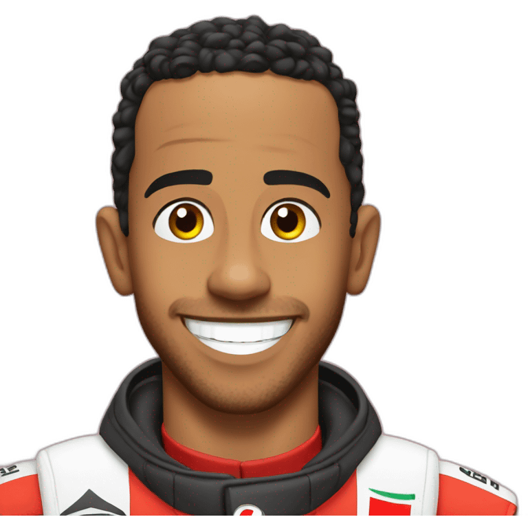 Lewis Hamilton happy emoji