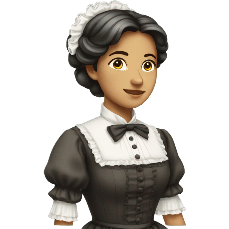 Full Victorian maid  emoji