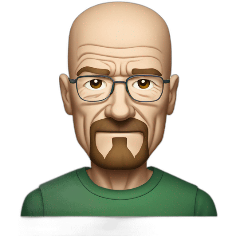 Bryan Cranston as Walter White from breaking bad emoji