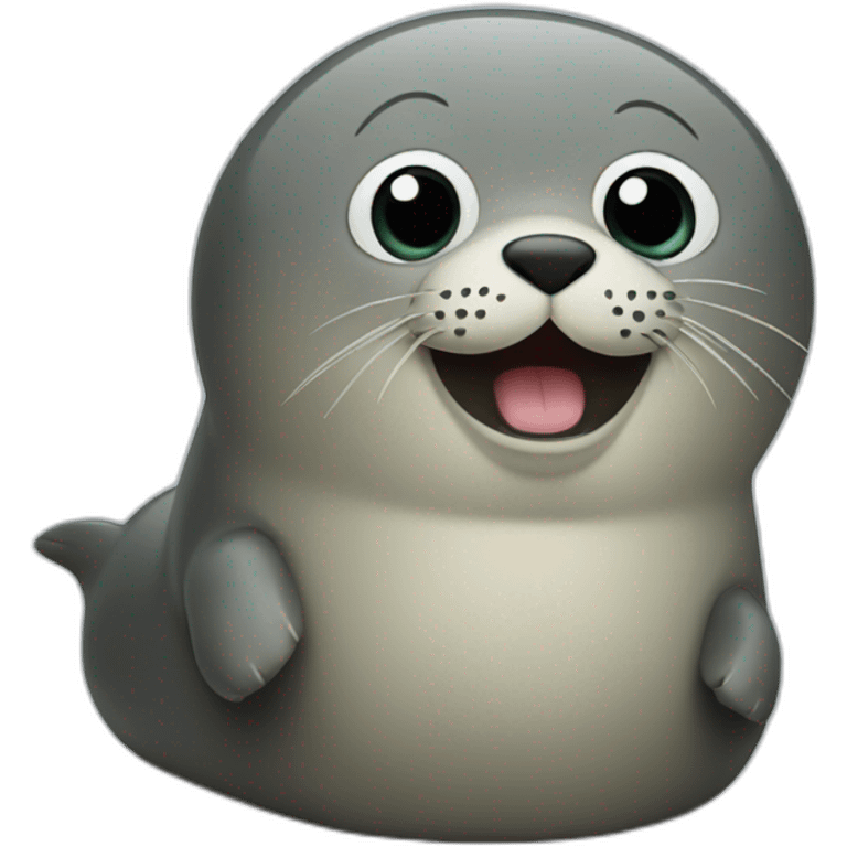 A seal preaching  emoji