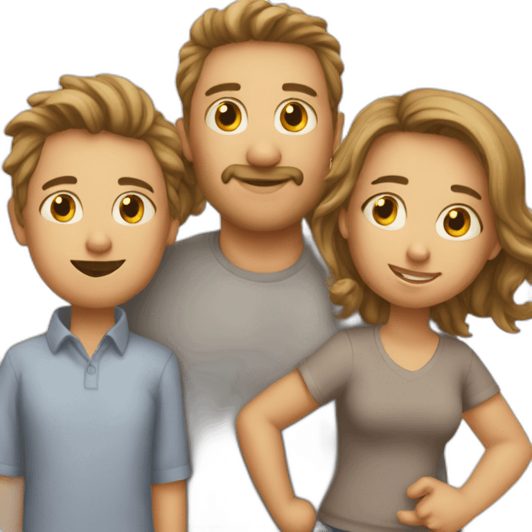 mum dad brother sister  emoji