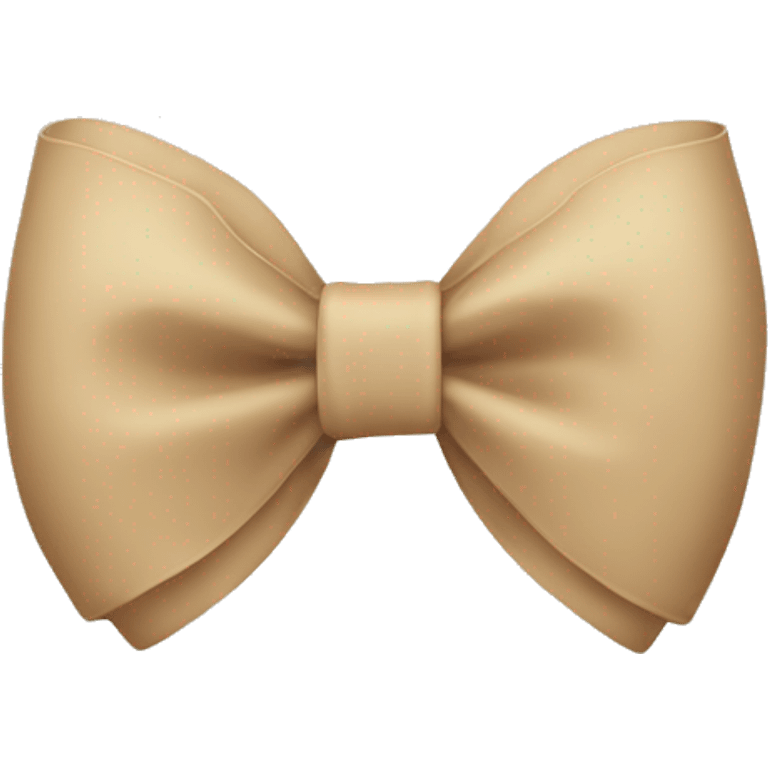 Beige bow  emoji