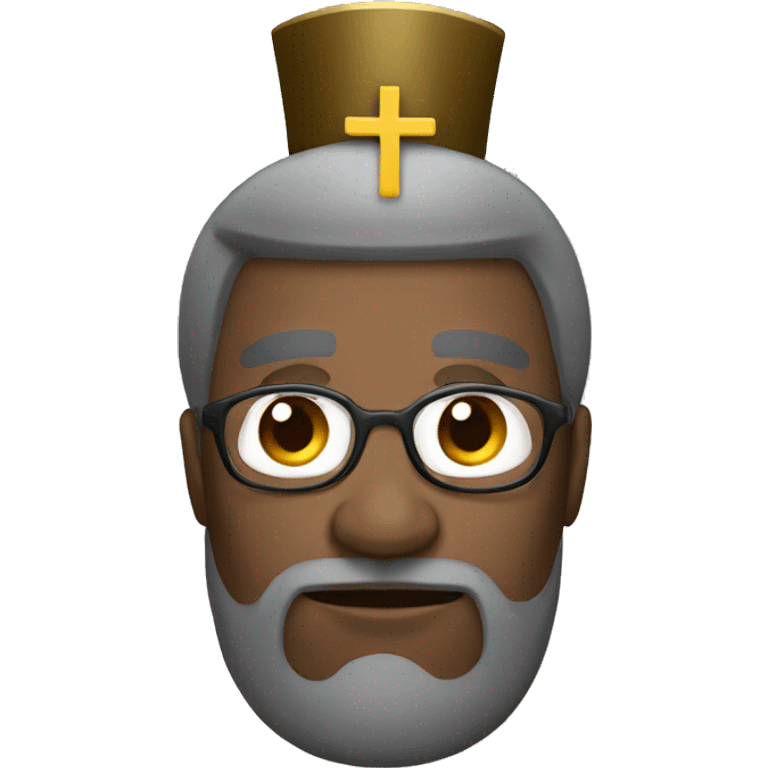 bishop with a cross emoji