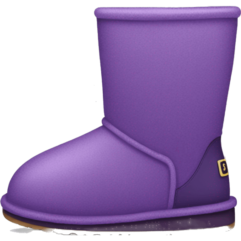 Purple Ugg boot emoji