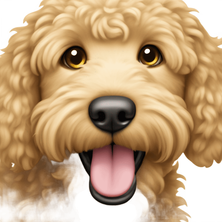 Golden doodle emoji