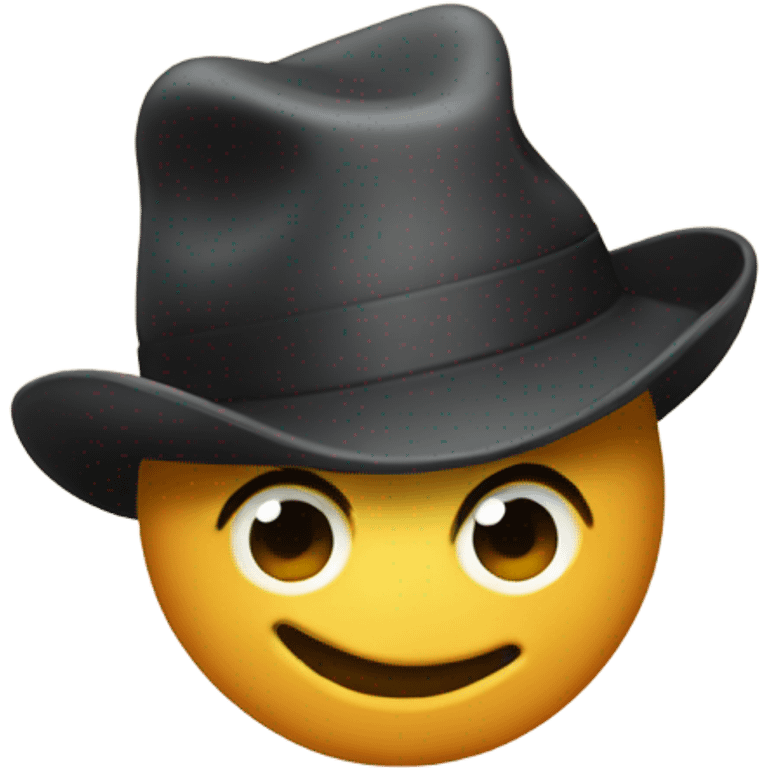 Willy with a hat emoji