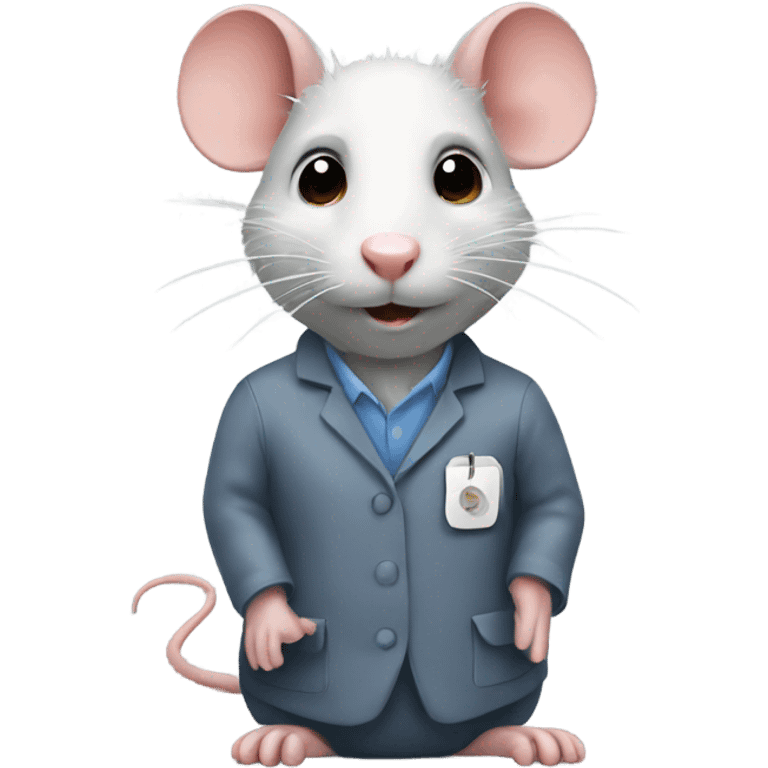 Rat therapist emoji