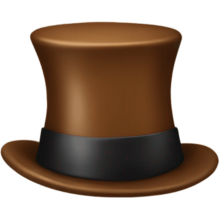 Poop with a top hat emoji