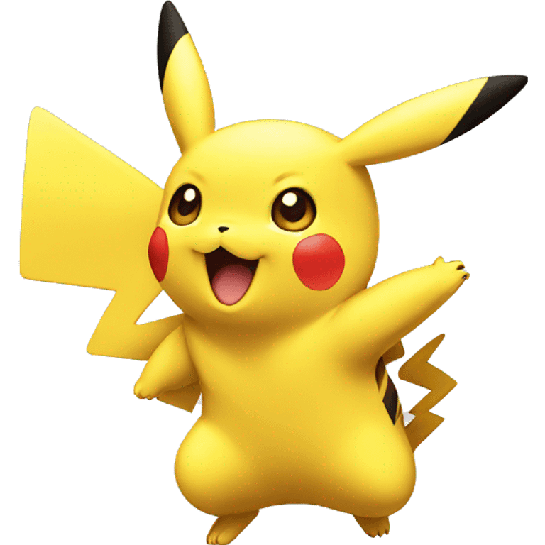 Pikachu charging emoji