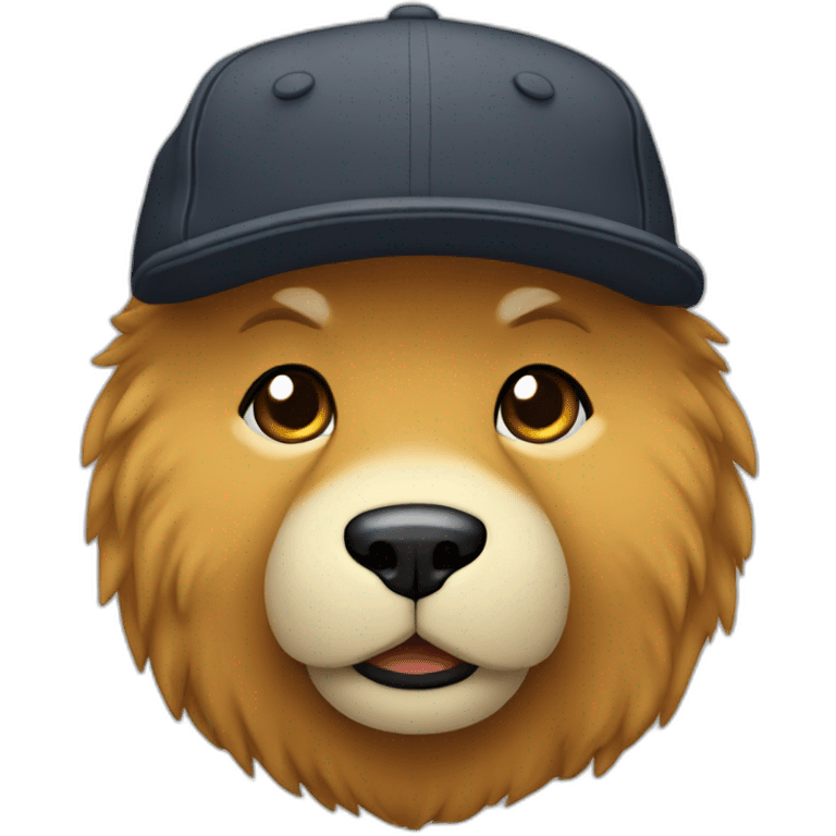 Ours avec casquette emoji