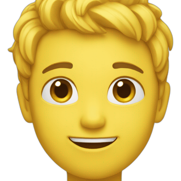 chat jaune souriant emoji