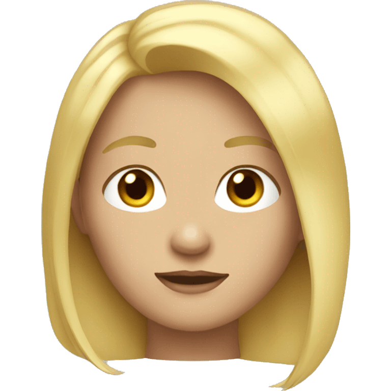 Blond hair emoji