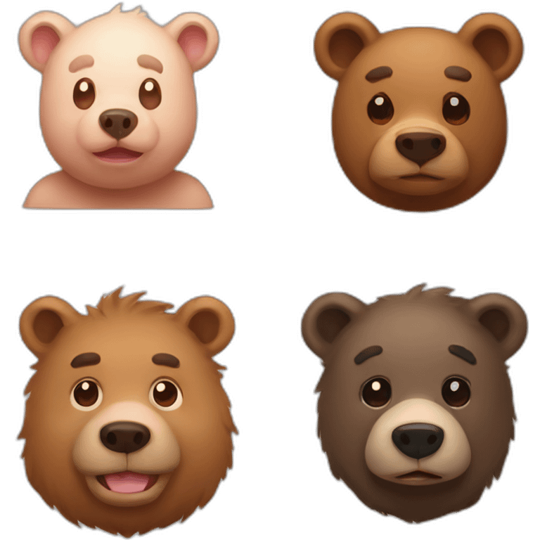 man bear pig emoji