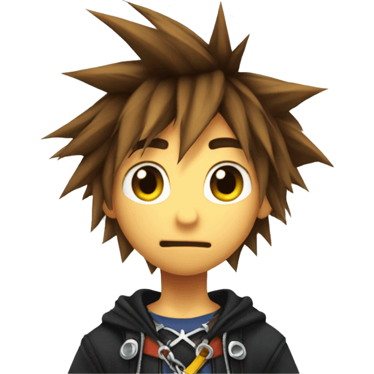 Sora from kingdom hearts  emoji