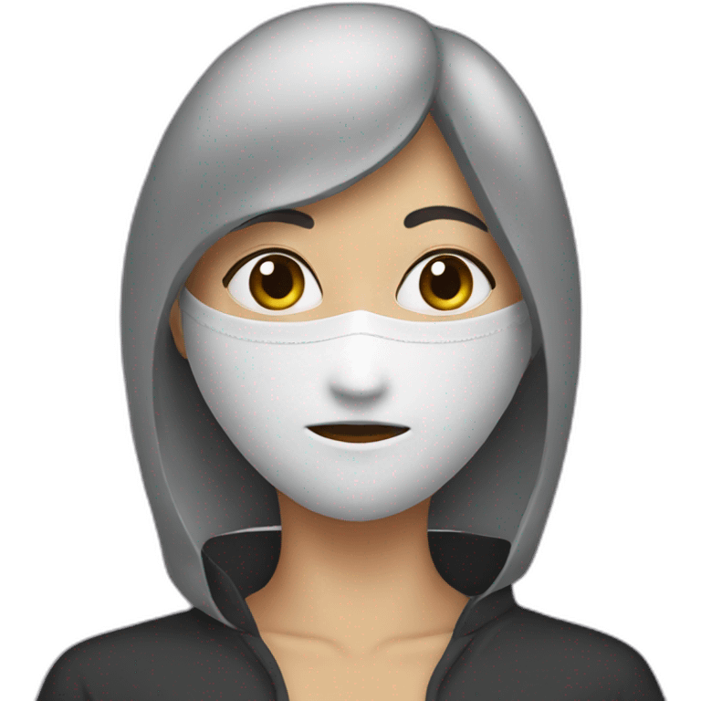 masked woman emoji