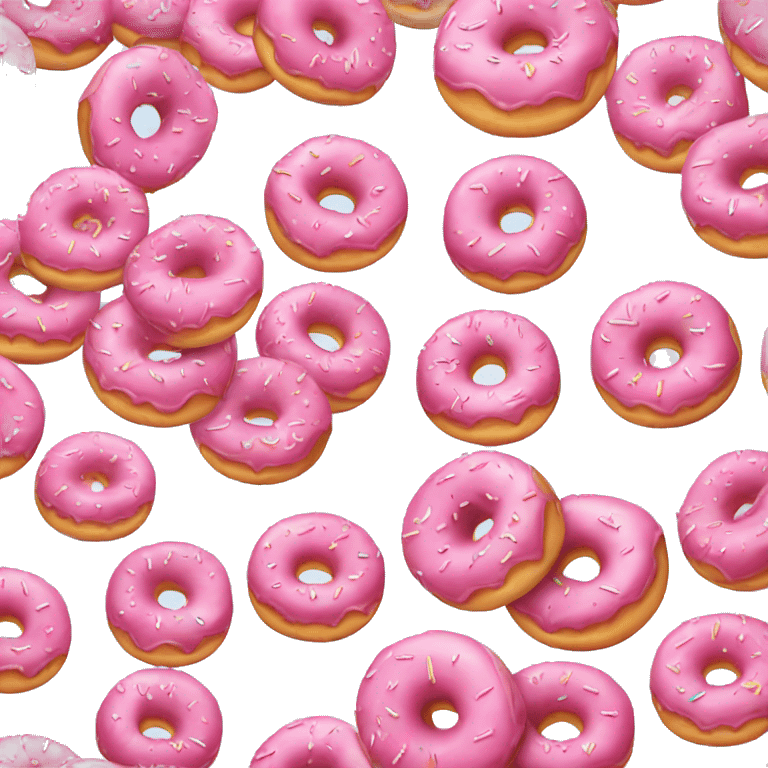 Pink donuts emoji